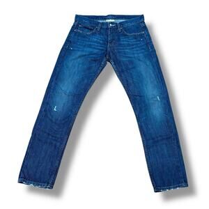 Banana Republic Size 6 Blue Denim Boyfriend Fit Straight Leg Jeans